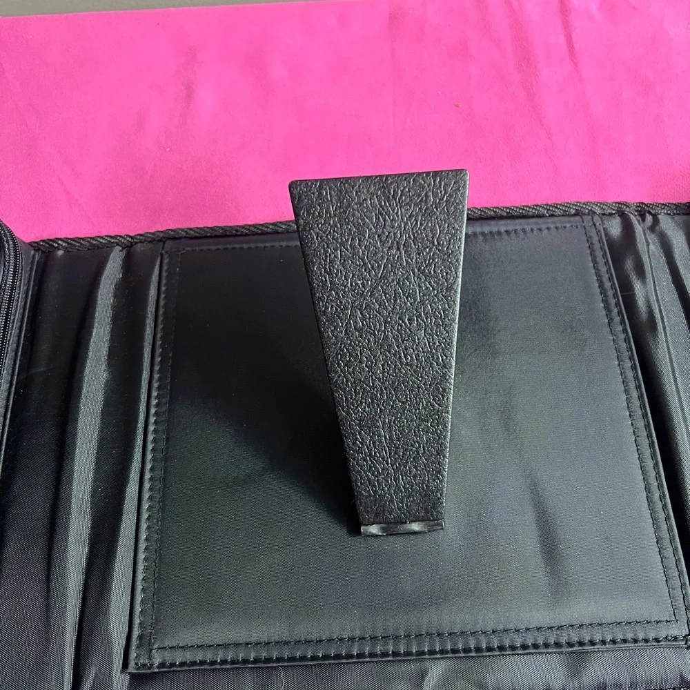 Bare Escentials makeup travel bag with brushes